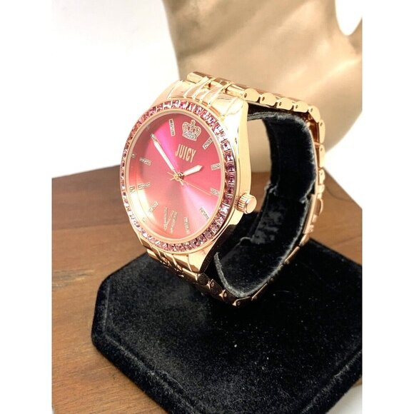 Juicy By Juicy Couture Women\'s Watch JC/5028 Quartz Pink Dial Rose Gold Steel main image 7